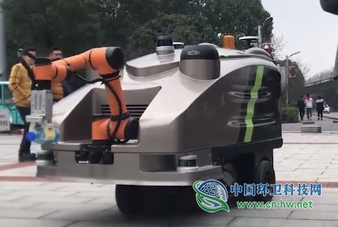 5G來了！中聯(lián)環(huán)境環(huán)衛(wèi)智慧機(jī)器人作業(yè)集群落地長(zhǎng)沙